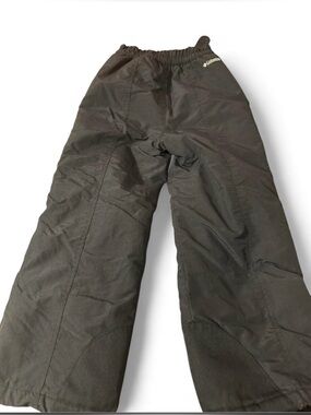 Kids Columbia Black Snow Pants Sz 7/8